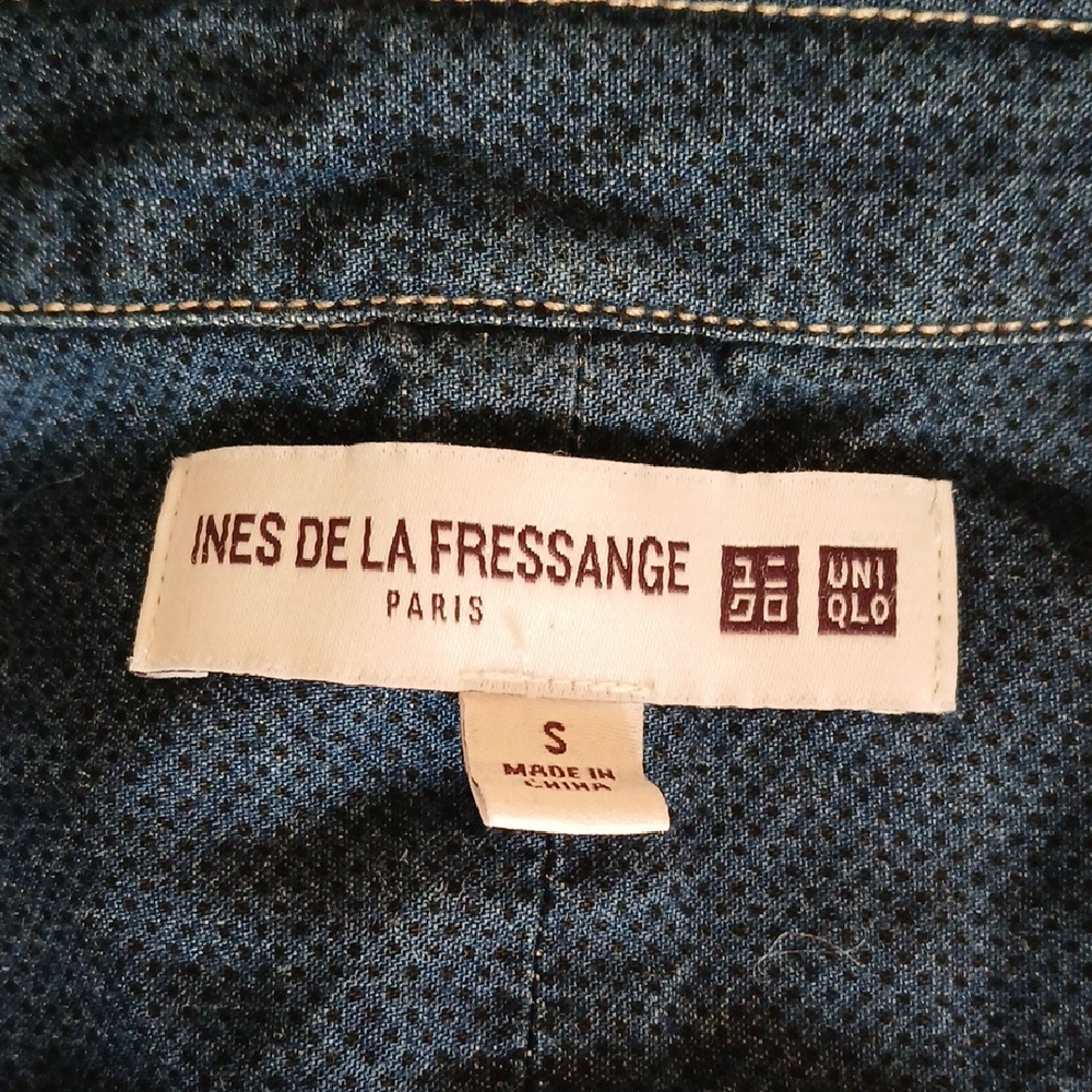 Blue Lightweight Denim Shirt S EUC - Picture 2 of 6